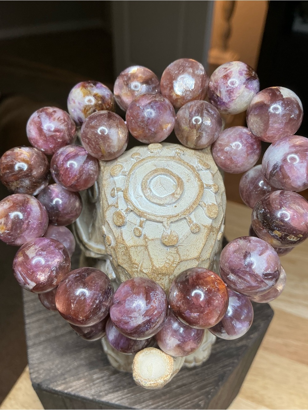Sunset Aura 🌅✨ Purple and Orange Mica - 14-14+mm (7” - can make smaller) - Picture 5 of 7